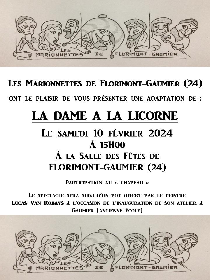 affiche marionnettes Florimont