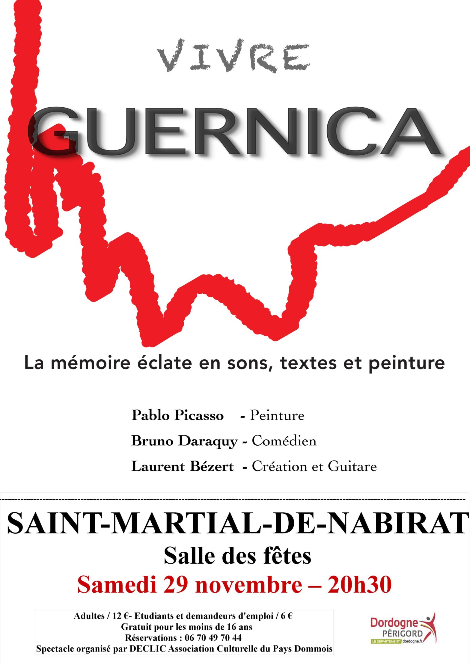 affiche Guernica St Martial